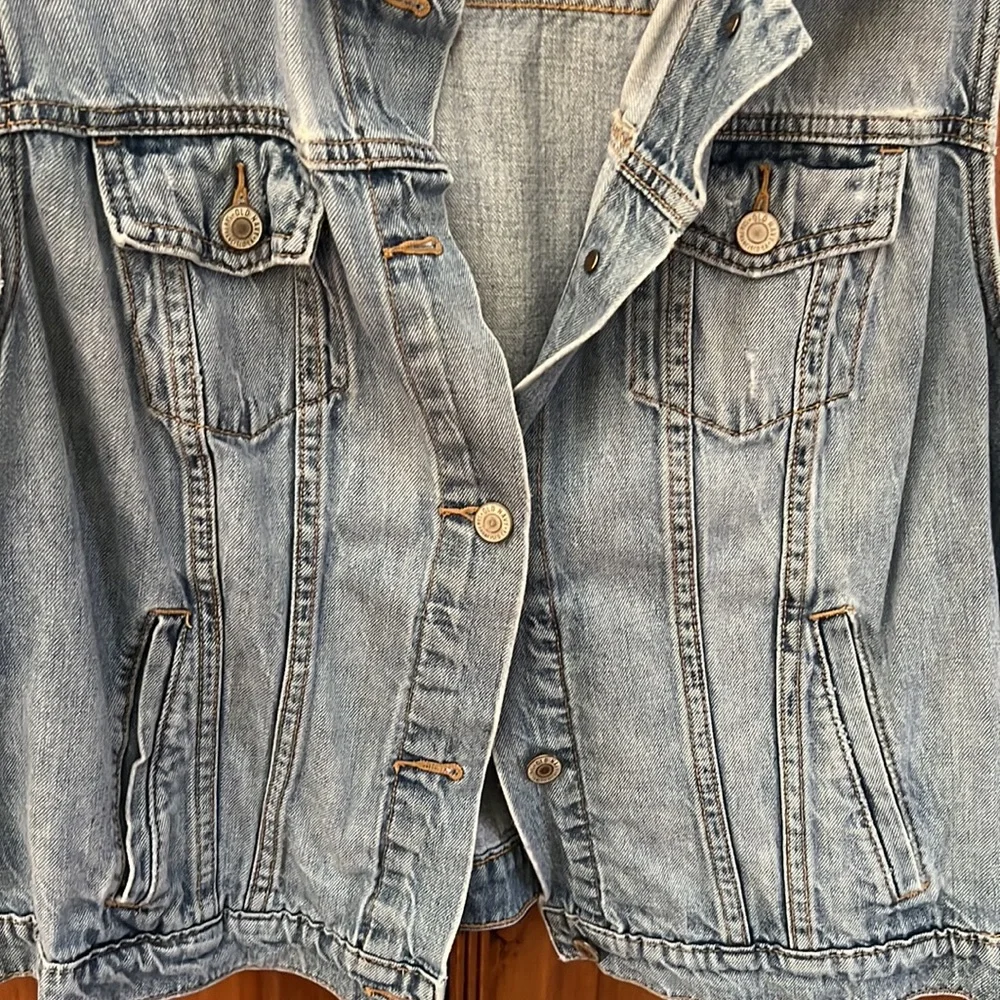 Old Navy denim vest, size XXL Tall - Picture 3 of 3